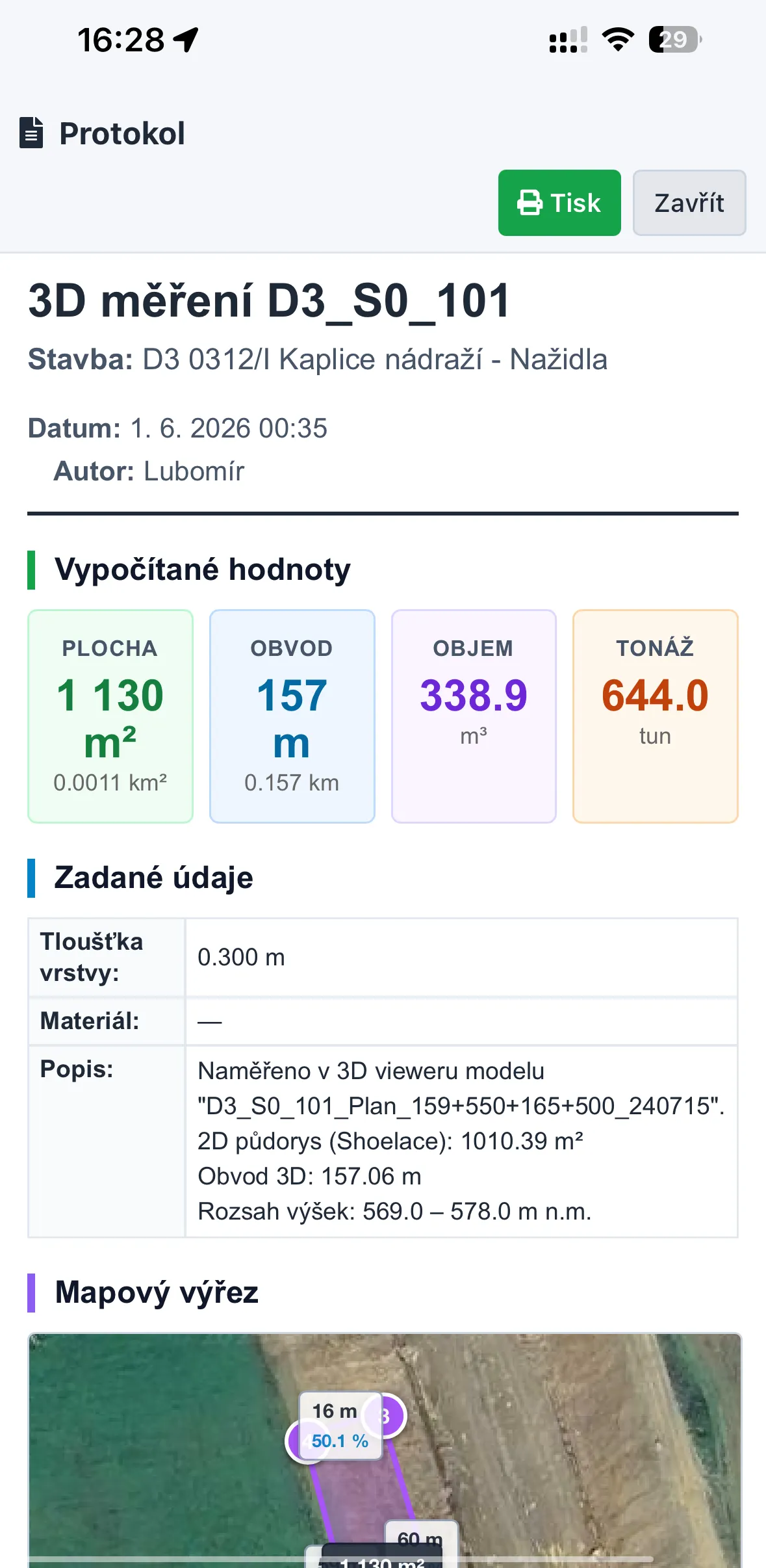 Protokol pro investora